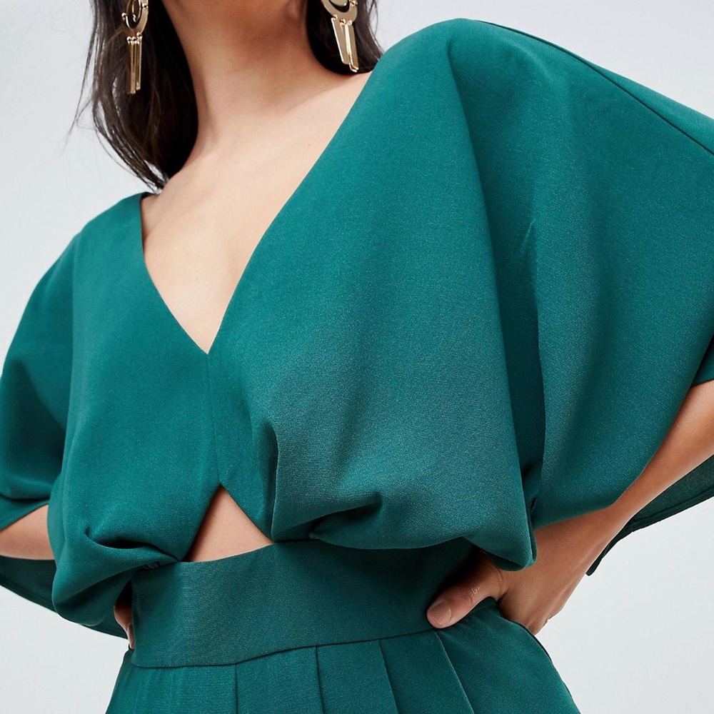 Emerald Batwing Jumsuit